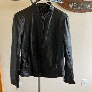 Medium Black Leather Jacket